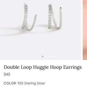 Mint & Lily Silver Earrings